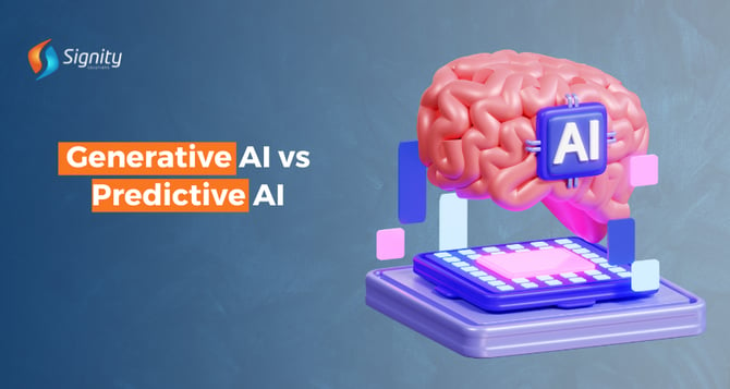 Generative AI vs Predictive AI 